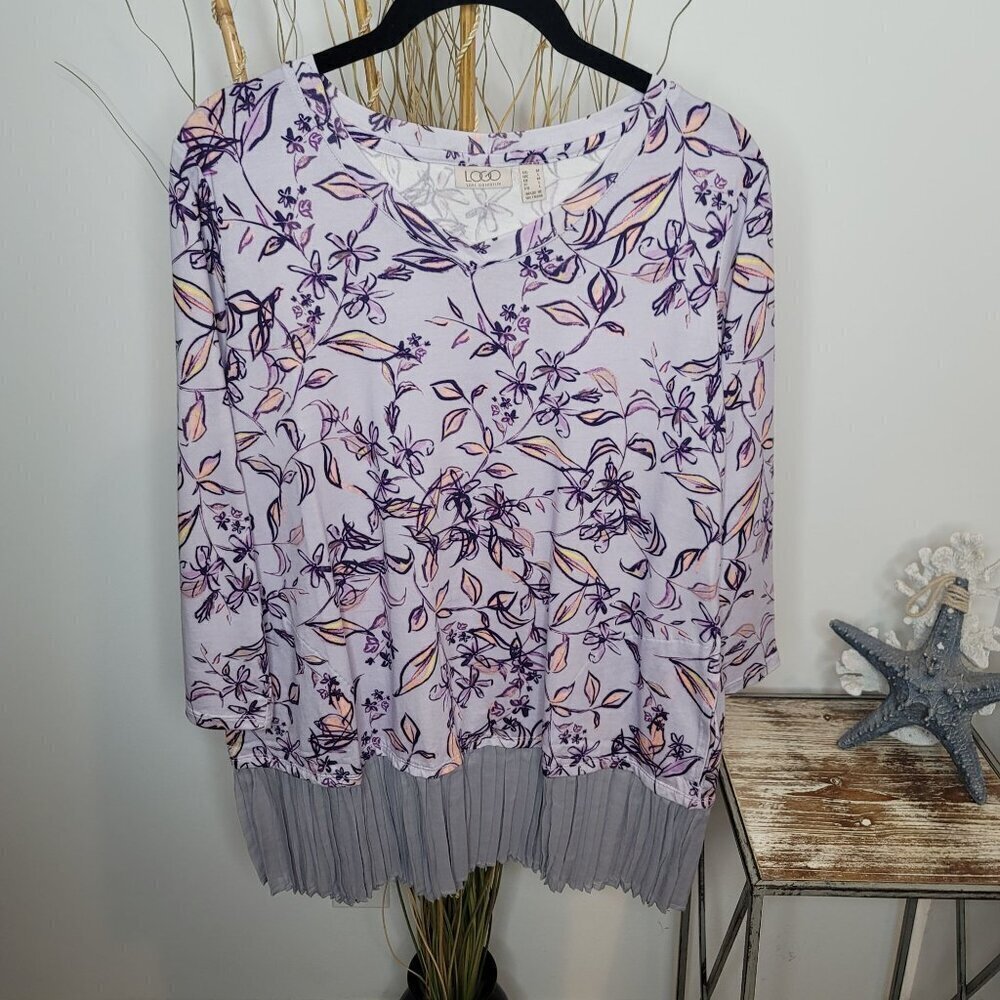 LOGO By‎ Lori Goldstein Tunic Womens Medium